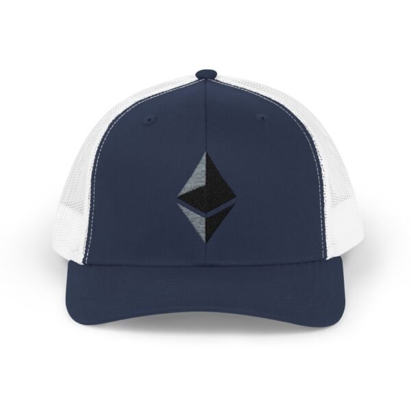 Ethereum (ETH) Trucker Cap | Snapback Mesh Hat | Crypto Logo Embroidery - Image 41