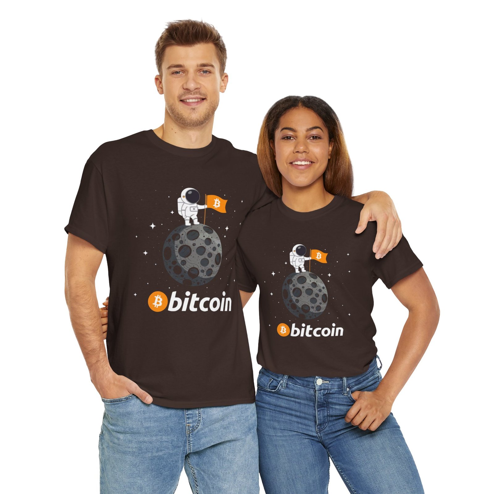 Bitcoin to the Moon Astronaut T-Shirt | Crypto T-Shirt - Image 29