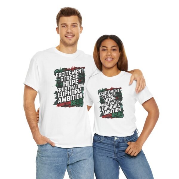 Trading Emotions T-Shirt | Unisex Trader Tee | Market Psychology Graphic Design - Image 35