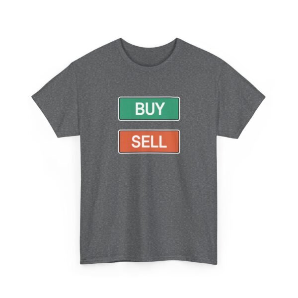 Buy Sell Trading Buttons T-Shirt | Minimalist Trader T-Shirt - Image 43