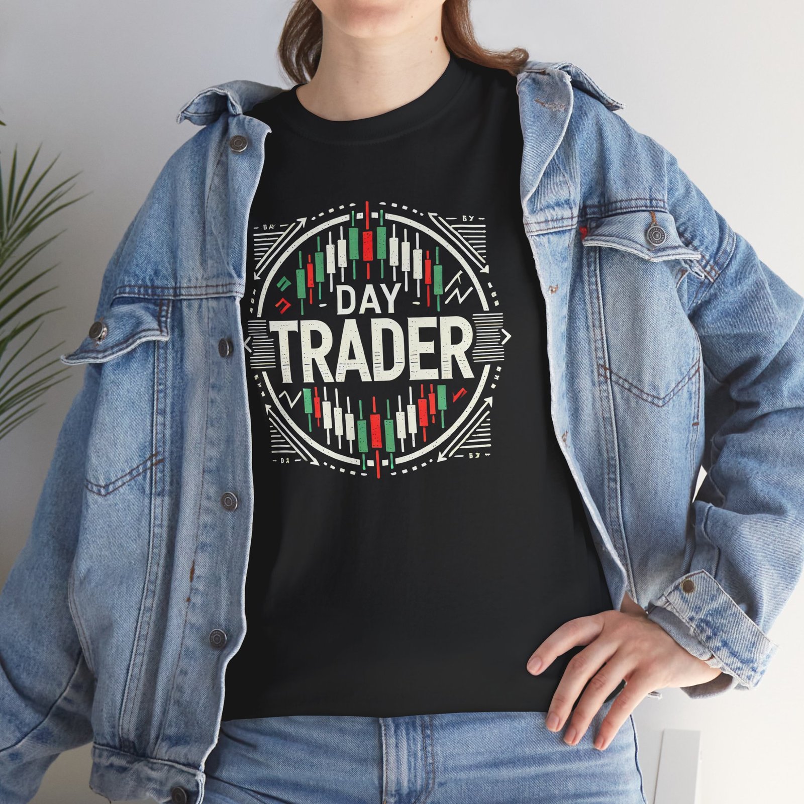 "Day Trader" | Trader T-Shirt Trading T-Shirt - Image 4