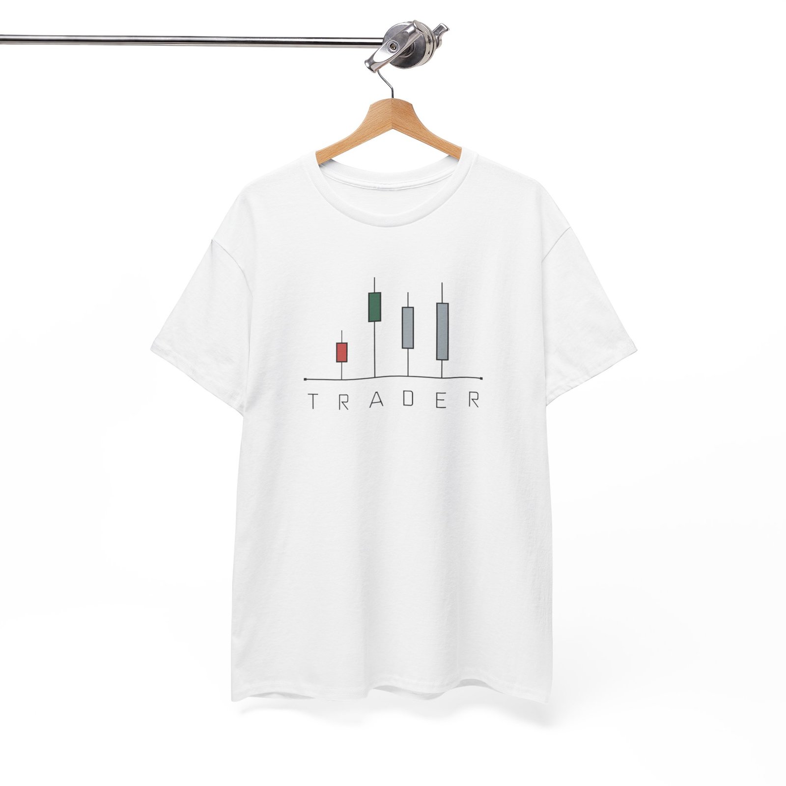 "Trader Candlestick Essentials" Trader T-Shirt | Trading T-Shirt - Image 3