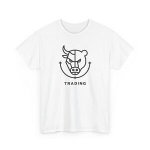 Bull and Bear Trading T-Shirt | Unisex Trader Tee | Minimalist Market Symbol Design