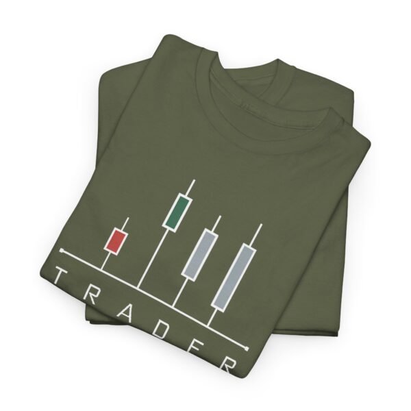 "TRADER" Minimalist Candlestick Pattern T-Shirt | Trader T-Shirt Trading T-Shirt - Image 68