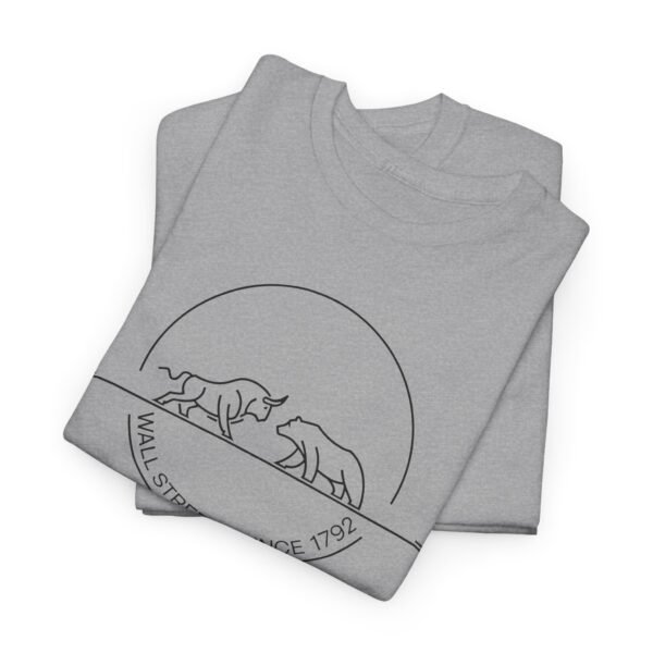 Wall Street Bull and Bear Minimalist 1792 Trader T-Shirt - Image 27