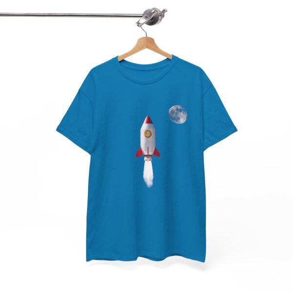 Bitcoin Rocket to the Moon T-Shirt | Cryptocurrency T-Shirt - Image 57