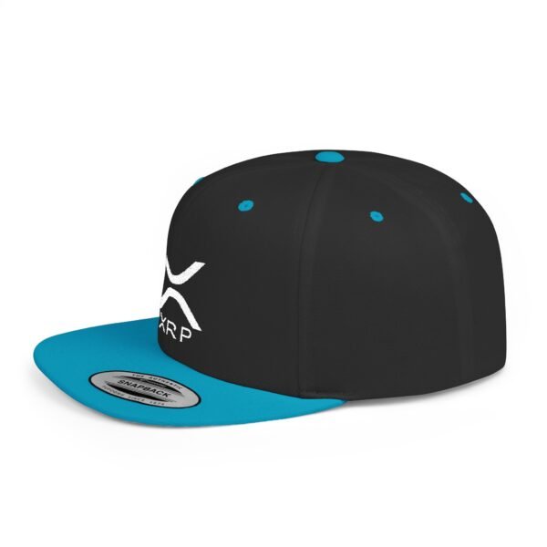 XRP Flat Bill Snapback | Crypto Lifestyle Cap | Adjustable Streetwear Hat - Image 75