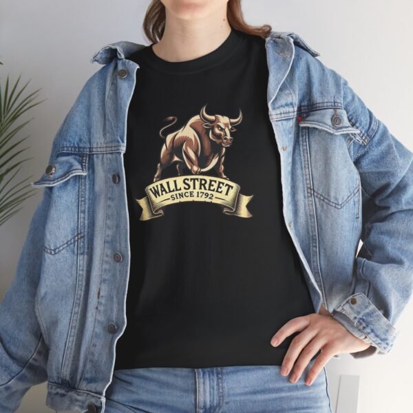 "Wall Street Bull - Since 1792" Trader T-Shirt | Trading T-Shirt - Image 4