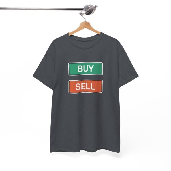 Buy Sell Trading Buttons T-Shirt | Minimalist Trader T-Shirt - Image 57