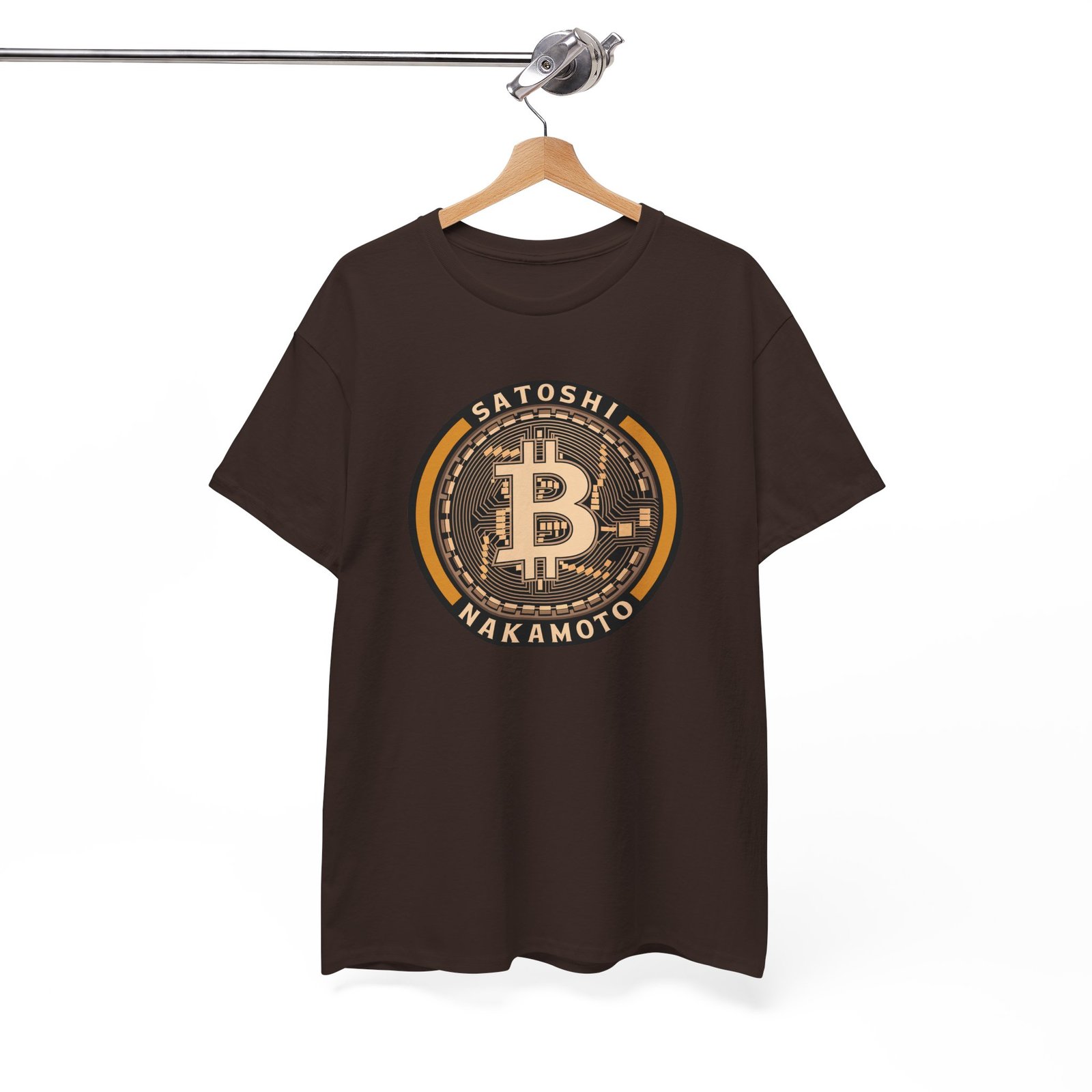 Satoshi Nakamoto Bitcoin T-Shirt | Crypto Pioneer Apparel | Blockchain Legacy Design - Image 27