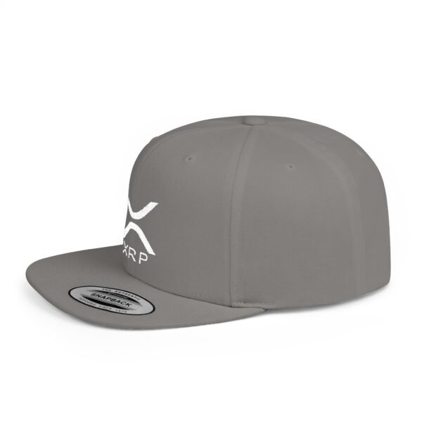 XRP Flat Bill Snapback | Crypto Lifestyle Cap | Adjustable Streetwear Hat - Image 7