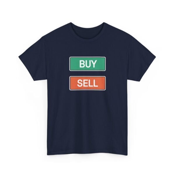 Buy Sell Trading Buttons T-Shirt | Minimalist Trader T-Shirt - Image 67
