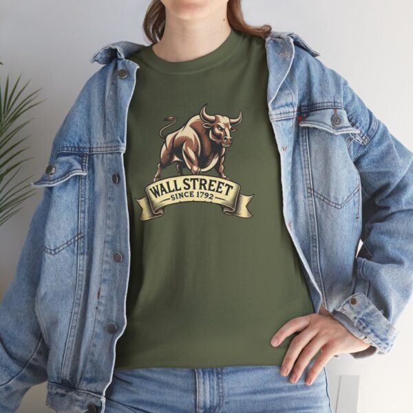"Wall Street Bull - Since 1792" Trader T-Shirt | Trading T-Shirt - Image 70