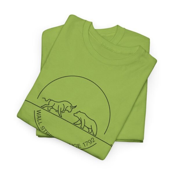 Wall Street Bull and Bear Minimalist 1792 Trader T-Shirt - Image 42