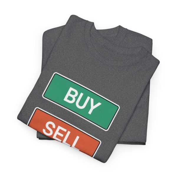 Buy Sell Trading Buttons T-Shirt | Minimalist Trader T-Shirt - Image 44