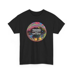 Trading: Where Stress Meets Success T-Shirt | Vibrant Financial Market Design