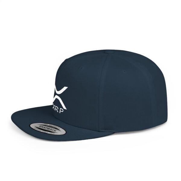 XRP Flat Bill Snapback | Crypto Lifestyle Cap | Adjustable Streetwear Hat - Image 35
