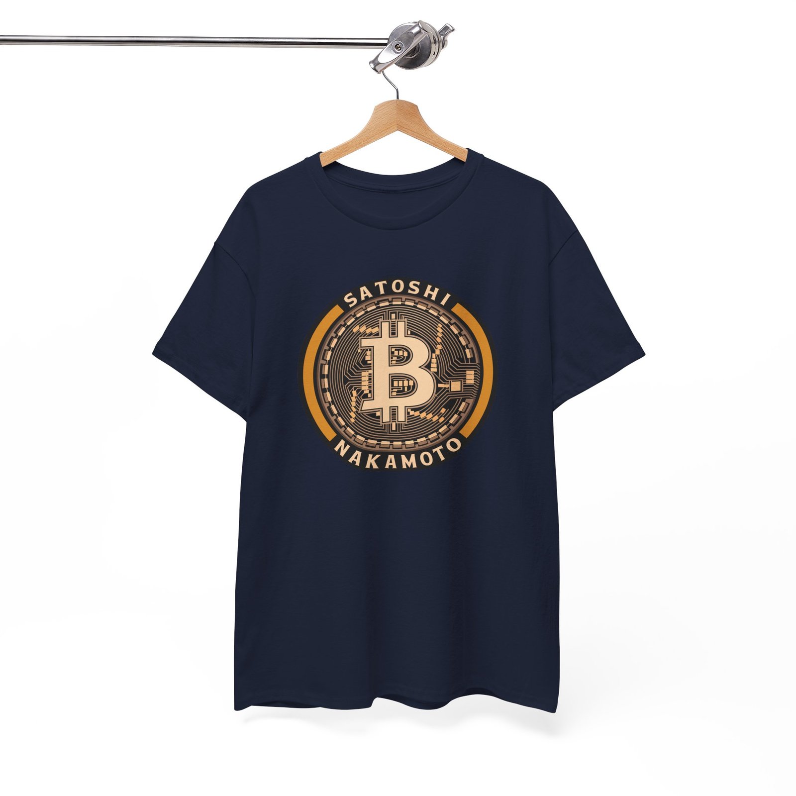 Satoshi Nakamoto Bitcoin T-Shirt | Crypto Pioneer Apparel | Blockchain Legacy Design - Image 39