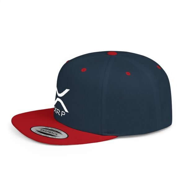 XRP Flat Bill Snapback | Crypto Lifestyle Cap | Adjustable Streetwear Hat - Image 39