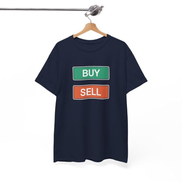 Buy Sell Trading Buttons T-Shirt | Minimalist Trader T-Shirt - Image 69