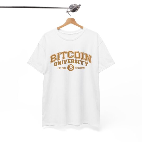 Bitcoin University T-Shirt Est. 2009 Ad Lunam | Cryptocurrency Apparel - Image 9